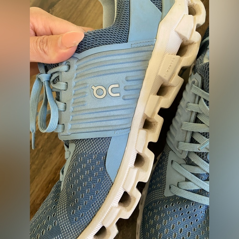 ON Women's Cloudswift Running Shoes - Blue - Picture 8 of 13